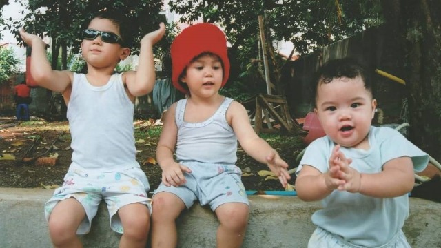 Al, El, dan Dul  (Foto: Instagram @ahmaddhaniprast)