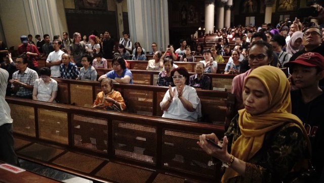 Buka Bersama di Gereja Katedral (Foto: Helmi Afandi/kumparan)