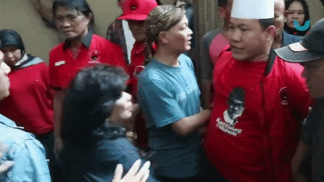 Kantor Radar Bogor kembali didatangi massa PDIP. (Foto: Dok. Istimewa)