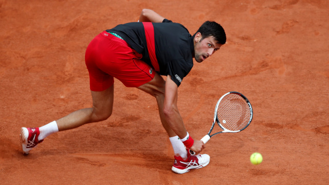 Djokovic di laga vs Bautista Agut. (Foto: REUTERS/Pascal Rossignol)