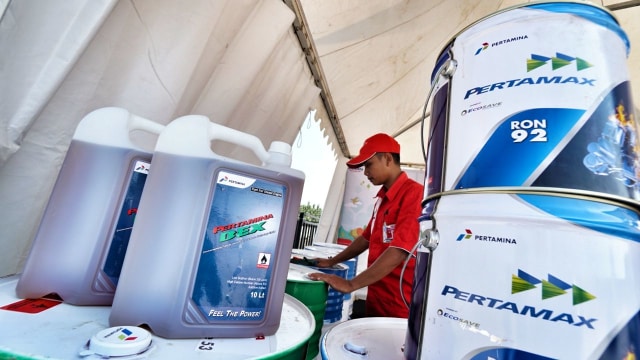 SPBU Rest Area 287 tol Pejagan-Pemalang. (Foto: Aditia Noviansyah/kumparan)
