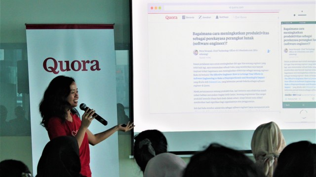 Veni Johanna, Engineering Manager Quora. (Foto: Quora)