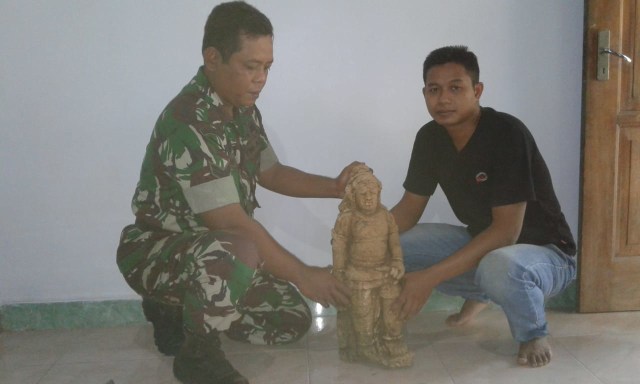 Lewat Mimpi, Warga Desa Gondang Kecamatan Tugu Temukan Arca