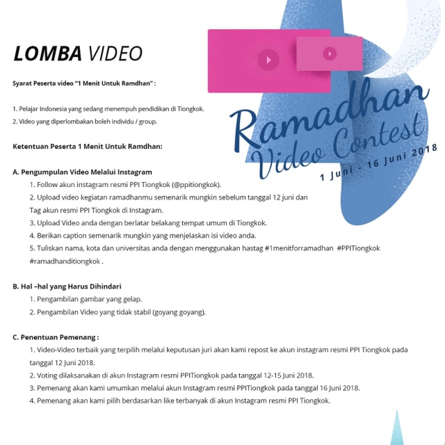 PPI Tiongkok Gelar Kontes Bertema Ramadhan Asik (3)