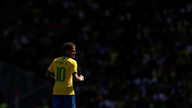 Neymar, harapan Brasil itu. Foto: Reuters/Andrew Boyers