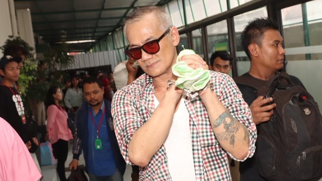 Tio Pakusadewo di PN Jakarta Selatan (Foto: Munady)