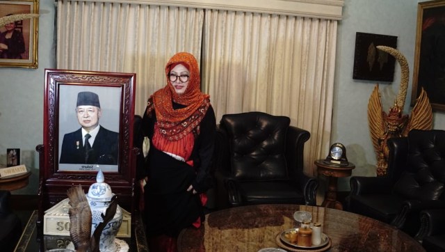 Jumpa pers Mbak Tutut bersama rekan media (Foto: Fitra Andrianto/kumparan)