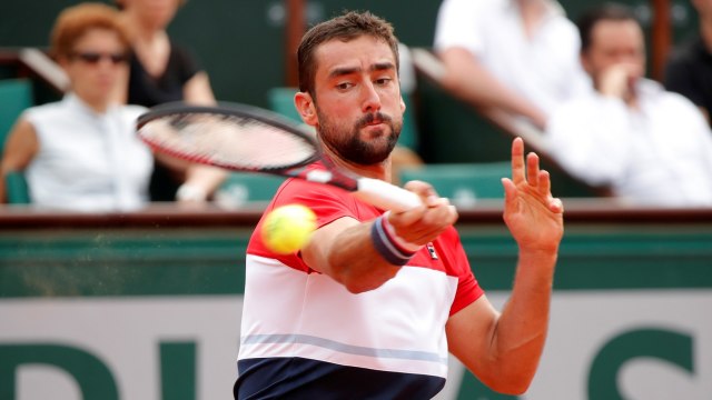 Marin Cilic di Prancis Terbuka. (Foto: REUTERS / Charles Platiau)