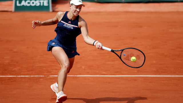 Kerber capai perempat final Roland Garros. (Foto: REUTERS/Pascal Rossignol)