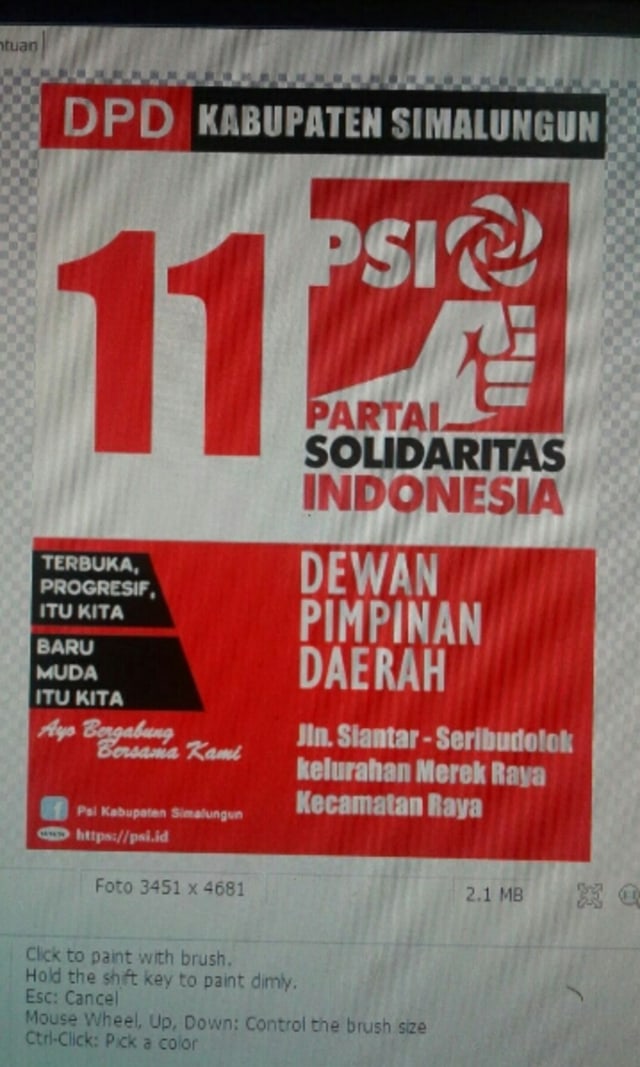 PSI Simalungun Optimis bisa Merebut Hati Masyarakat (1)