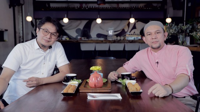 Dany 'Java Jive' dan Ustaz Erick Yusuf (Foto: Retno Wulandari/kumparan)