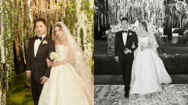 Taeyang 'BIGBANG' dan Min Hyo-rin (Foto: yg-life.com)