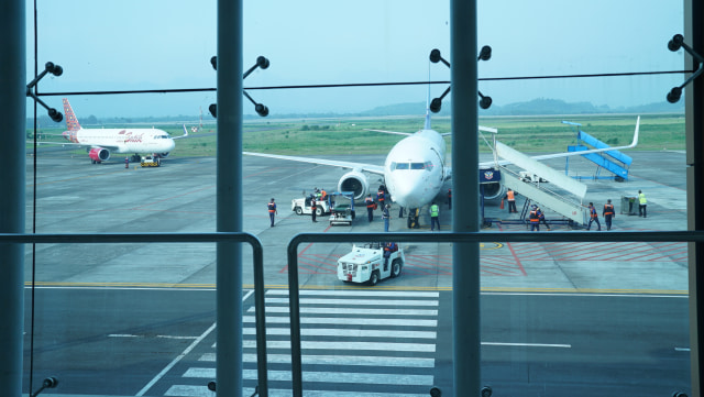 Bandara udara Abdul Rachman Saleh (Foto:  Charles Brouwson/kumparan)
