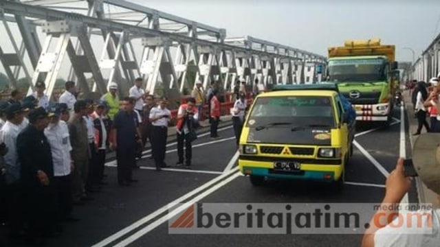 Jembatan Widang-Babat Dibuka, Semua Kendaraan Bisa Lewat