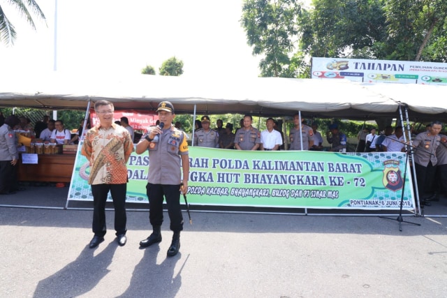 Horeee . . . Ada Bazar Pasar Murah di Mapolda Kalbar (5)