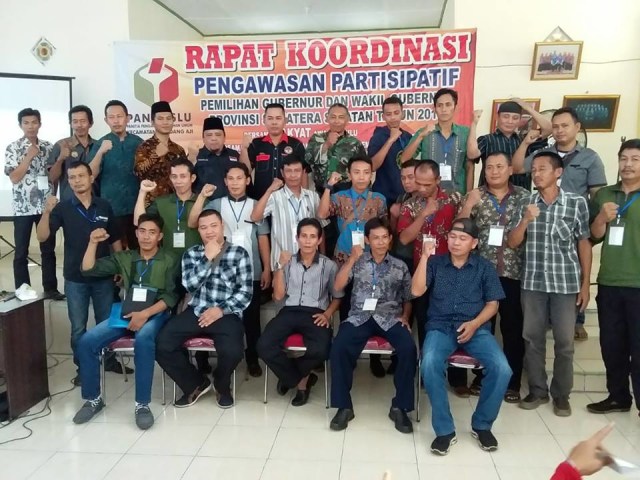 Sukseskan Pilgub, Panwascam Lubuk Raja Gelar Rakor