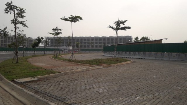 Suasana di pulau D reklamasi (Foto: fachrul irwinsyah/kumparan)