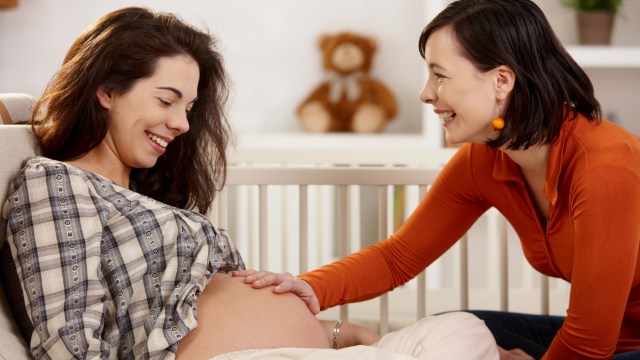 Pertemanan Ibu Hamil (Foto: Thinkstock)
