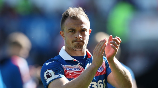 Shaqiri menjadi incaran Liverpool. (Foto: Reuters/Peter Cziborra)