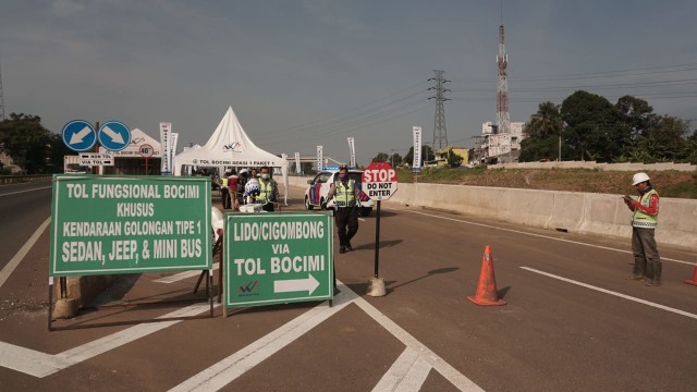 Suasana jalur menuju pintu masuk Bocimi (Foto: Jamal Ramadhan/kumparan)