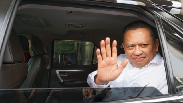 Bambang Soesatyo di KPK (Foto: Puti Cinintya Arie Safitri/kumparan)