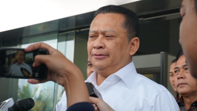 Bambang Soesatyo di KPK (Foto: Puti Cinintya Arie Safitri/kumparan)