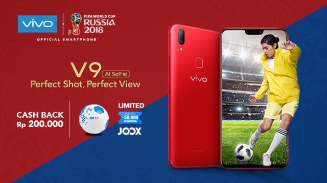 Promo Spesial Vivo Sambut Piala Dunia - Hadiah Langsung dan Cashback Pembelian V-Series