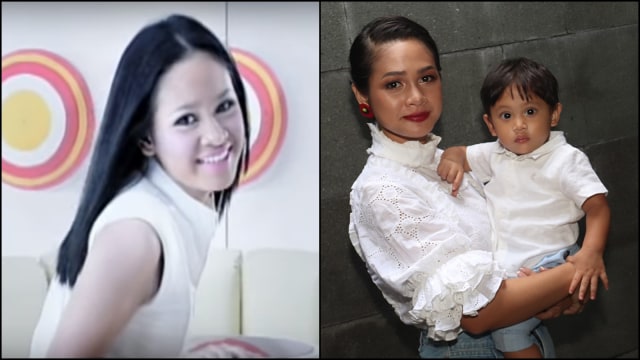 Andien dulu dan sekarang. (Foto: Munady, Youtube)