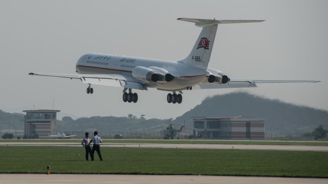 Ilyushin Il-62. (Foto: AFP/Ed Jones)