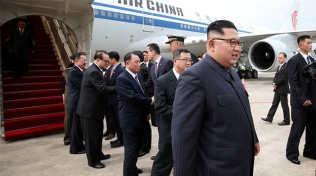 Pertemuan Bersejarah Kim Jong Un dan Donald Trump di Singapura (2)