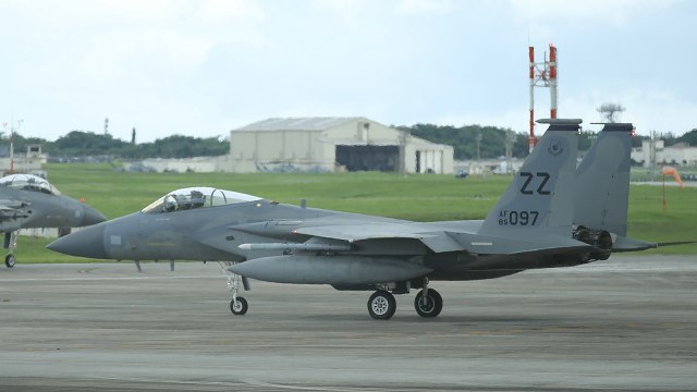 Pesawat F 15 Foto: AFP/JIJI PRESS