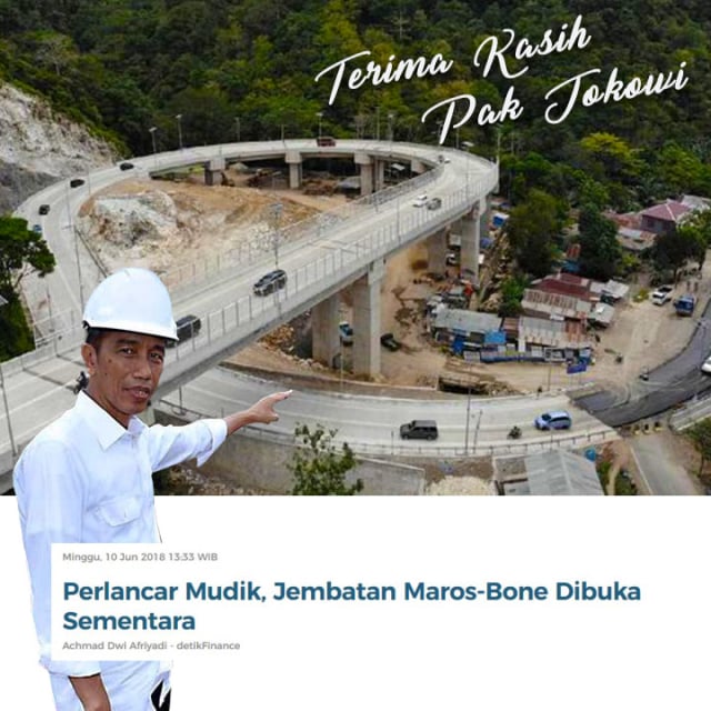 Jalan Layang Camba Sudah Bisa Dilintasi Mudik Lebih Cepat