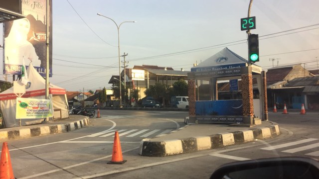 Suasana lengang di Brebes Exit Tol (Brexit) (Foto: Diah Harni/kumparan)