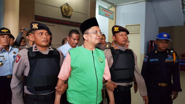 Terpidana kasus ujaran kebencian Alfian Tanjung (Foto: Phaksy Sukowati/kumparan)