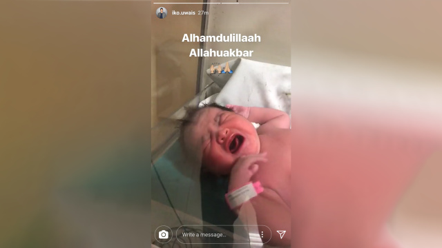 Anak kedua Iko Uwais dan Audy Item (Foto: Instagram)