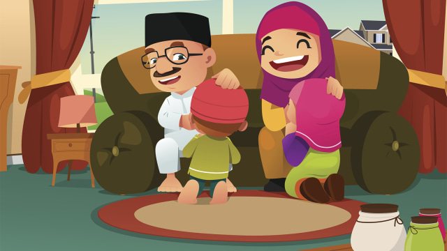 Ilustrasi anak menerima uang lebaran. (Foto: Thinkstock)