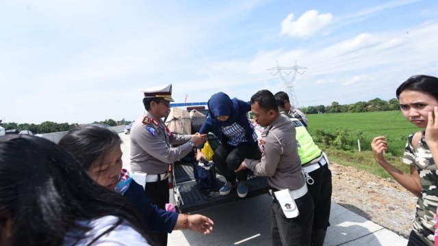 Kecelakaan di Tol Pejagan-Pemalang (Foto: Dok. Korlantas)