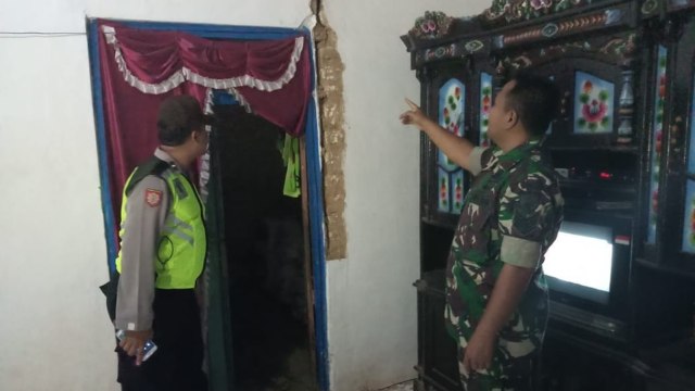 Gempa bumi di Sumenep. (Foto: dok. Kapolres Sumenep)