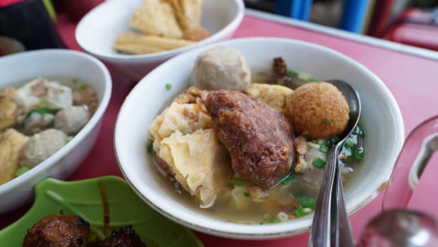 Bakso President Malang (Foto: Charles Brouwson/kumparan)