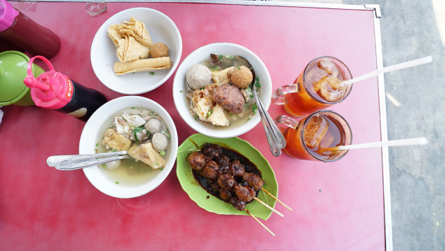 Bakso President Malang (Foto: Charles Brouwson/kumparan)