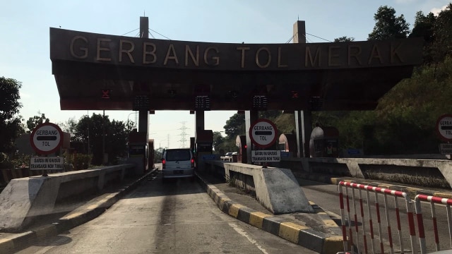 Gerbang Tol Merak Foto: Adhie Ichsan/kumparan
