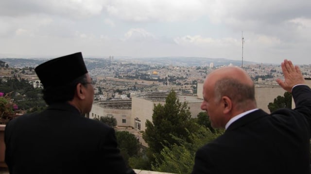 Gus Yahya di Israel (Foto: Facebook/@TrumanHebrewU )