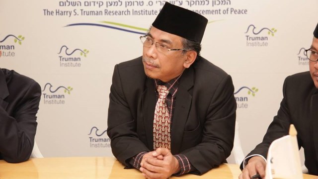 Gus Yahya di Israel (Foto: Facebook/@TrumanHebrewU )