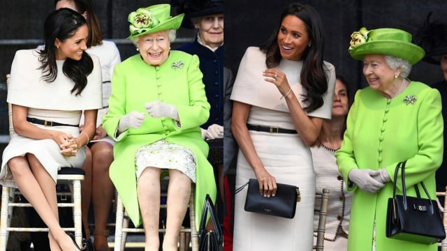 Meghan Markle & Ratu Elizabeth II (Foto: Dok. Meghan Markle HD)