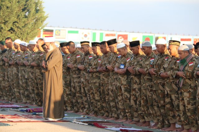 Pasukan Perdamaian Indobatt di Lebanon Selatan (Foto: Dok. Puspen TNI )