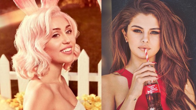 Miley Cyrus dan Selena Gomez (Foto: Instagram @mileycyrus & @selenagomez)