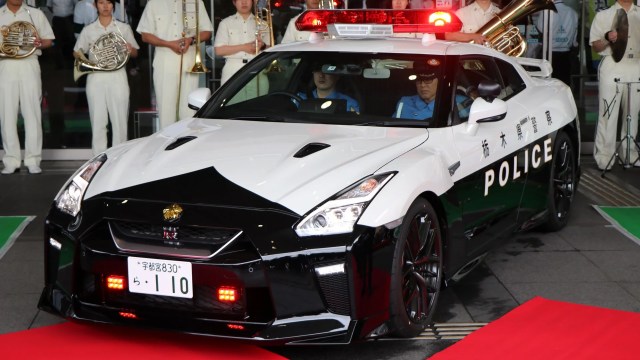 Mobil Polisi Nissan GT-R (Foto: dok. Nissan)