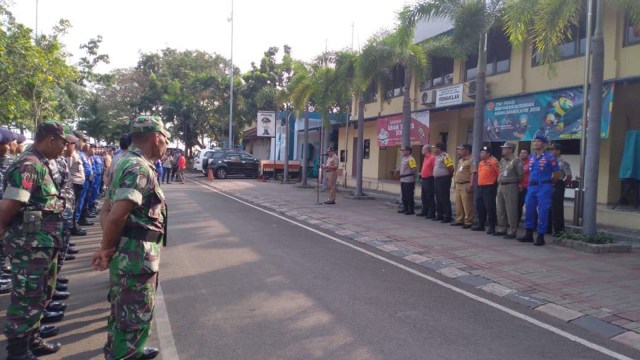 Apel pencarian buaya di Polres Kepulauan Seribu (Foto: Moh Fajri/kumparan)