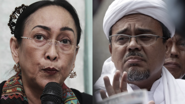 SP3 Sukmawati dan Habib Rizieq (Foto: Antara Foto)
