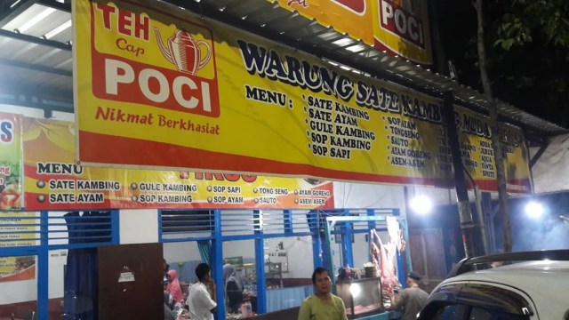 Warung sate Tirus Famili (Foto: Instagram @yanuarera)